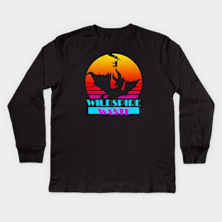 Wildspire Waste Retro Kids Long Sleeve T-Shirt